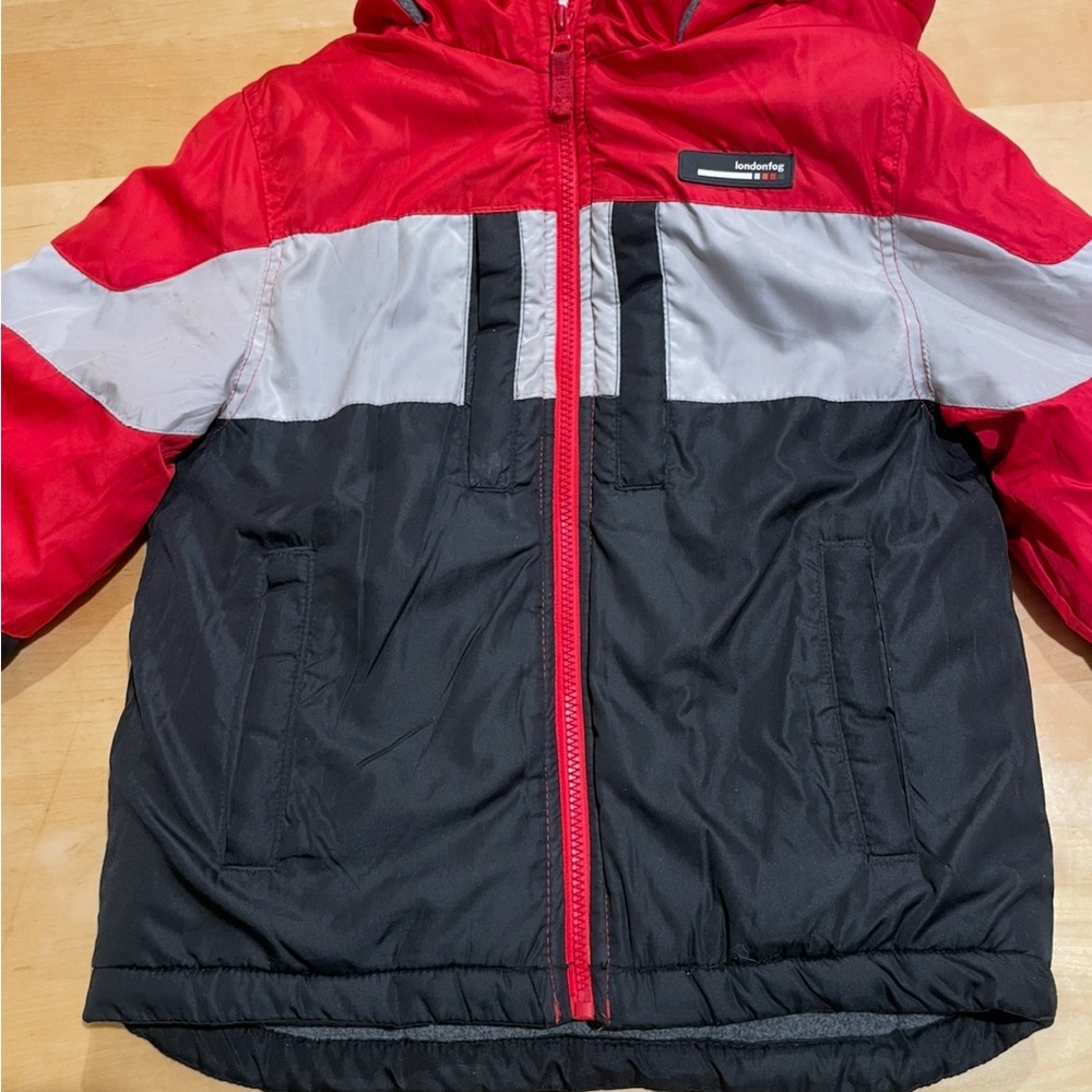 London Fog Gray and Black Jacket - Picture 3 of 14
